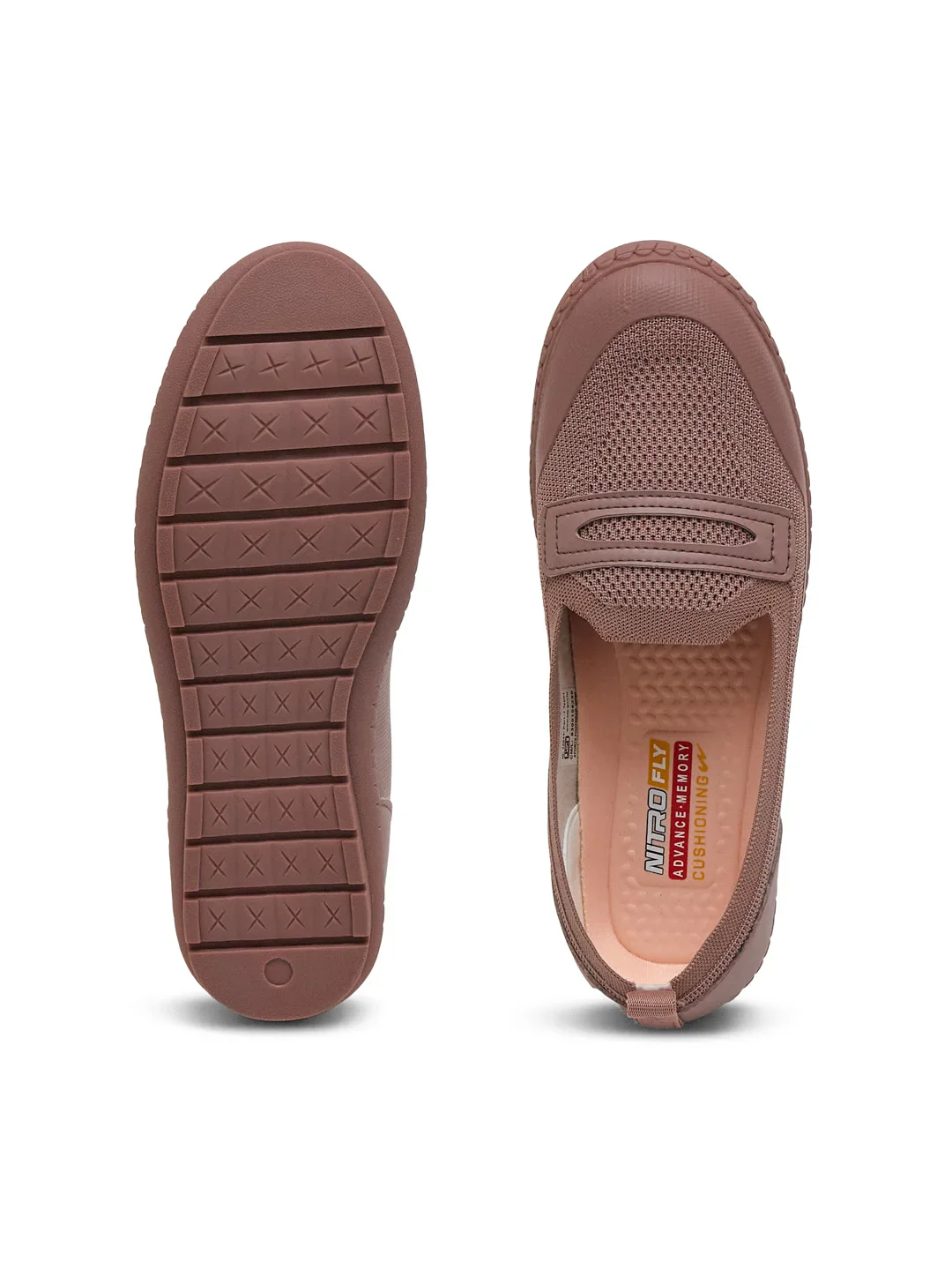 AVERY Mauve Women's Walking Shoes - Image 5