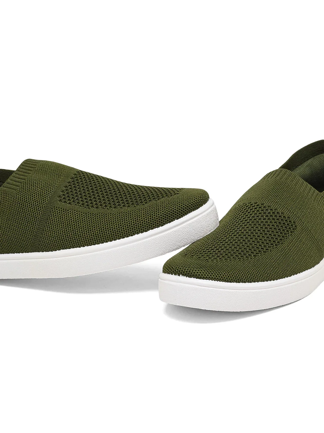 AXTO Olive Men's Walking Shoes - Image 7
