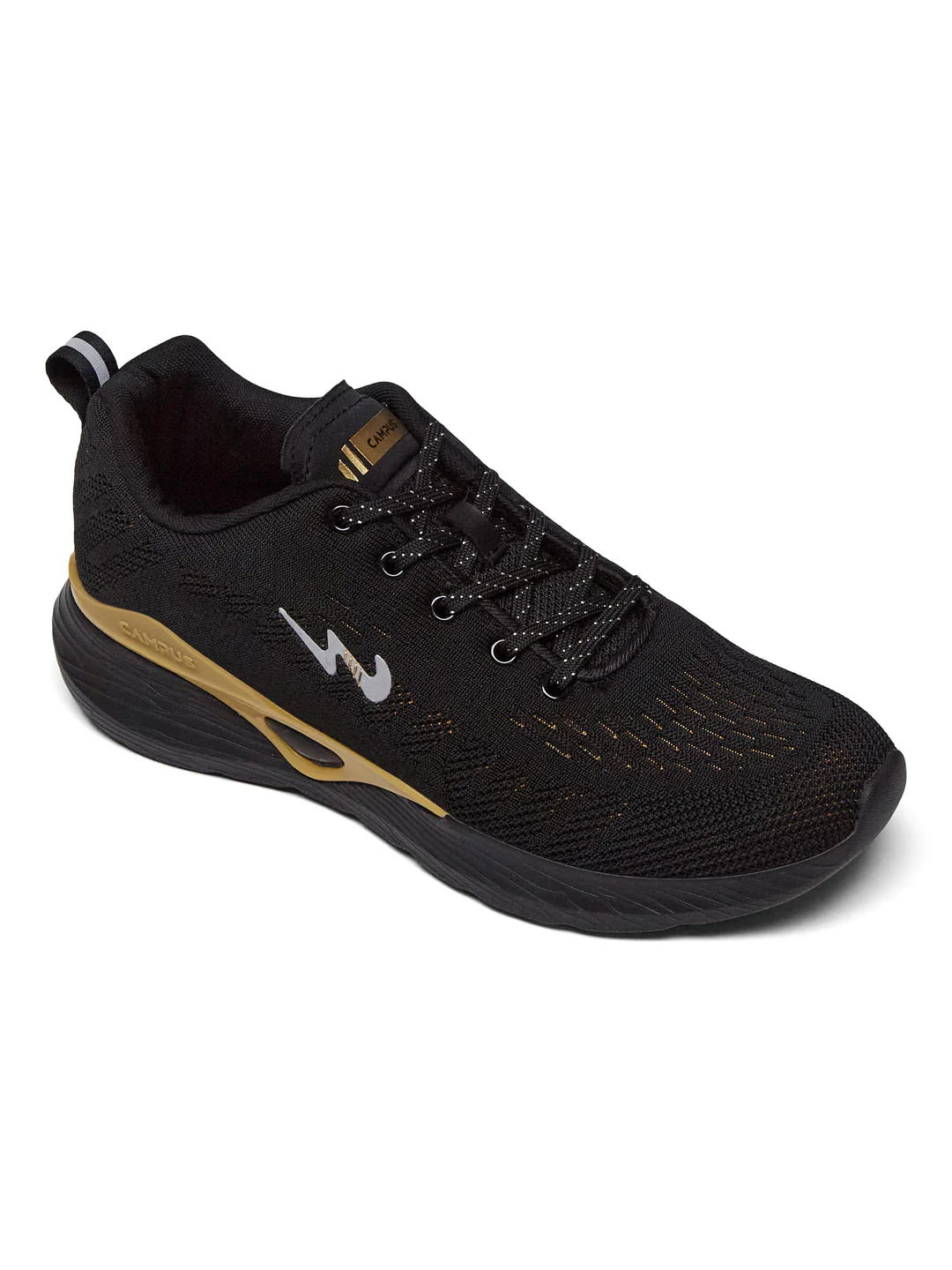 AZIL Black Men's Running Shoes - Image 3