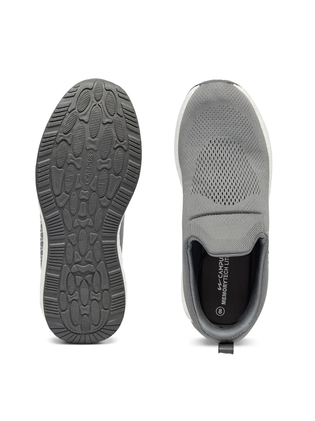 BALLER Grey Men's Walking Shoes - Image 5