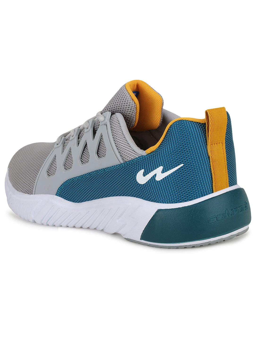 BARLEY Grey Men's Running Shoes - Image 3
