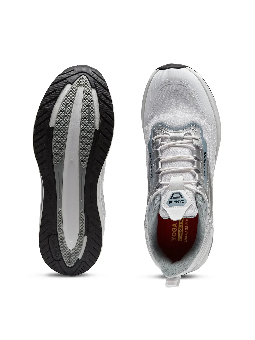 BEAD White Men's Running Shoes - Image 5
