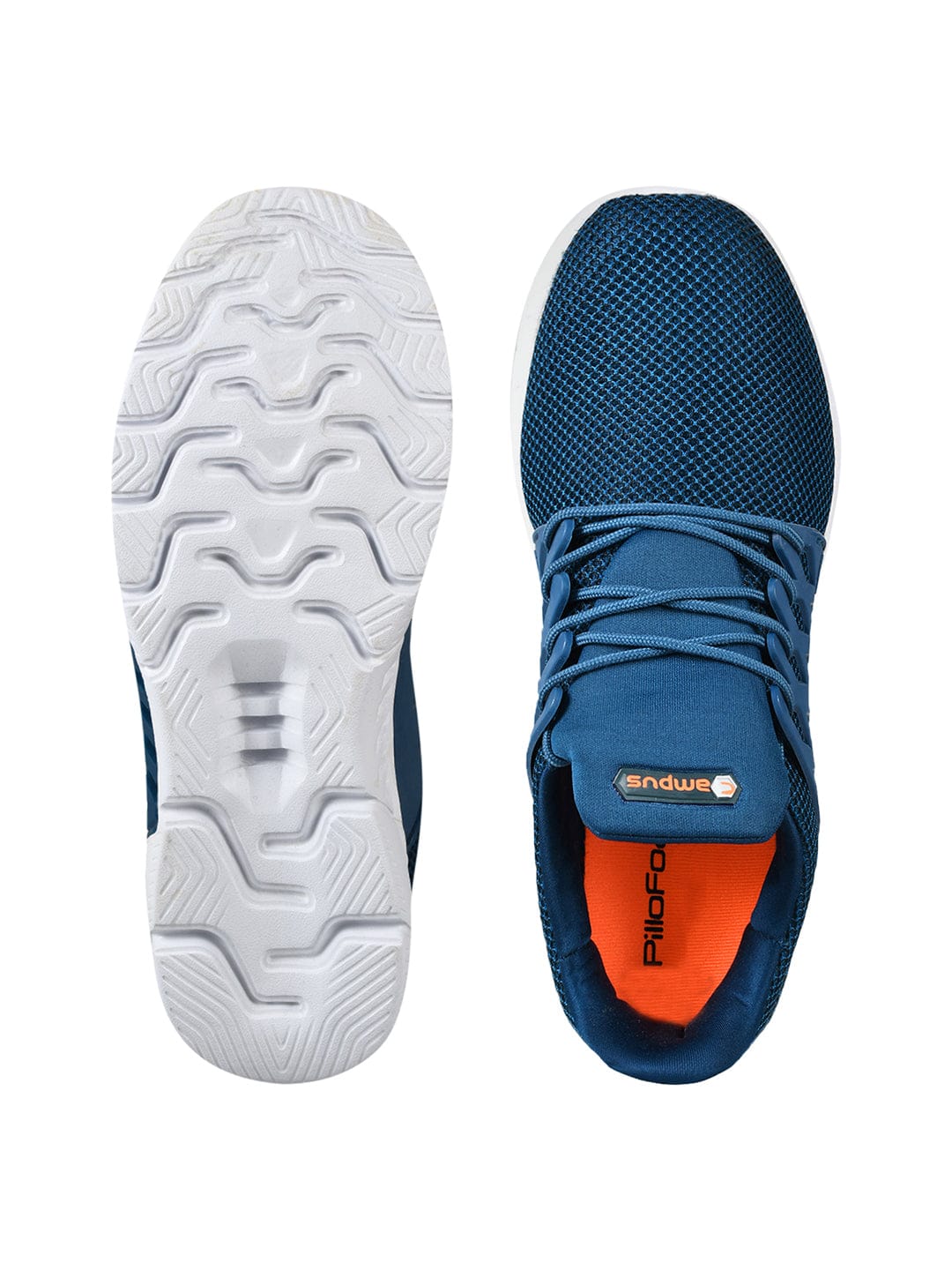 BELGIUM PLUS Blue Men's Running Shoes - Image 4