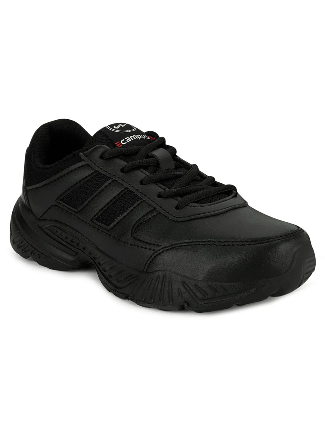 BINGO-151S Black Child School Shoes - Image 2