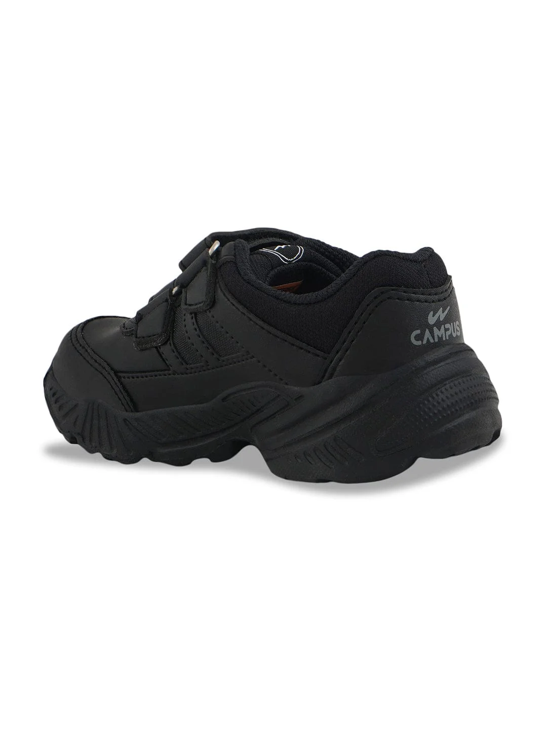 BINGO-151VA Black Child School Shoes - Image 3