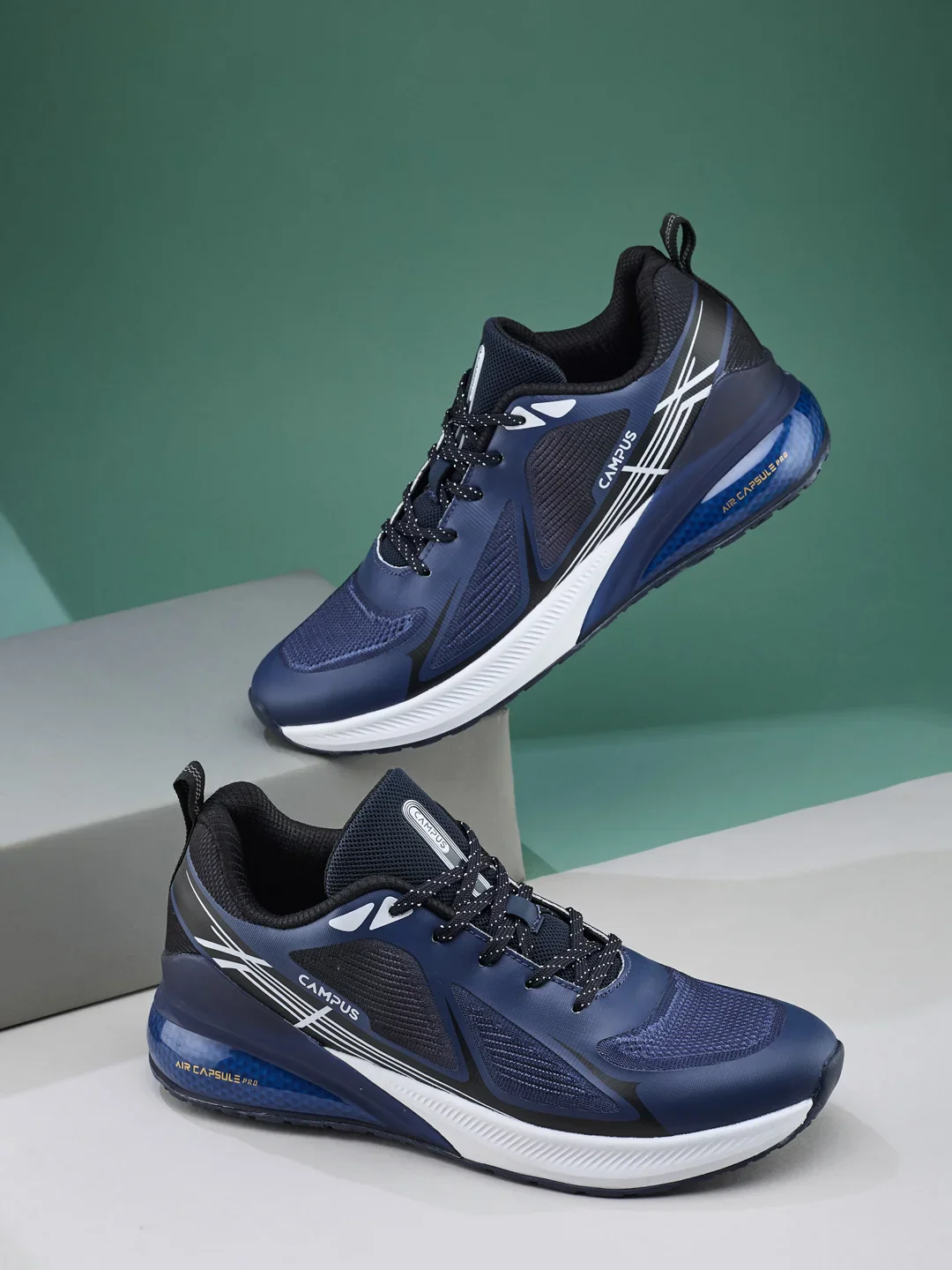 BLARE Navy Men's Running Shoes - Image 7