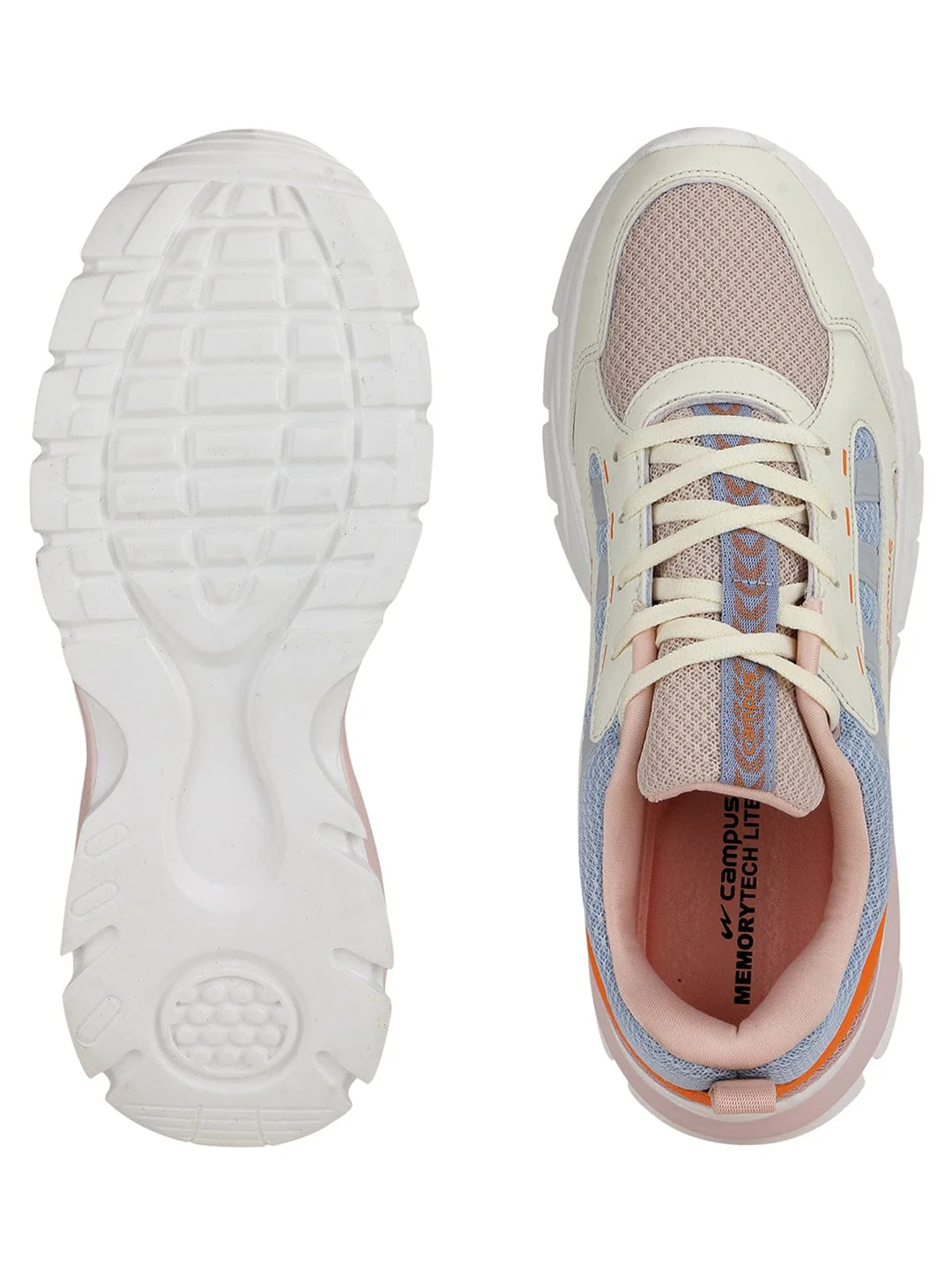 BLISS Off White Women's Sneakers - Image 5