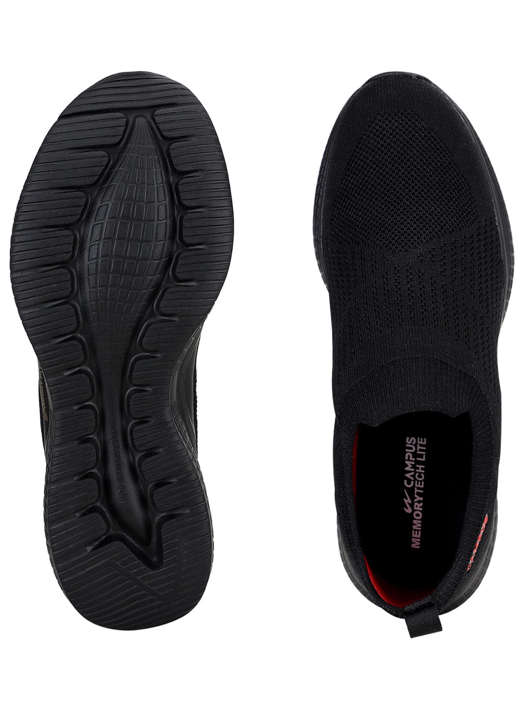 BOOMER N Black Men's Walking Shoes - Image 4