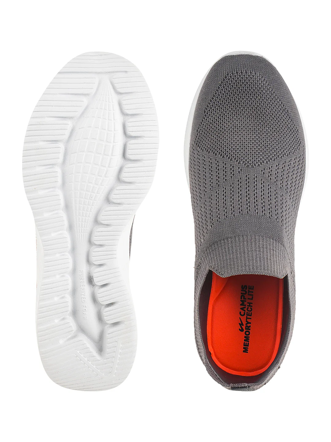 BOOMER N Grey Men's Walking Shoes - Image 5