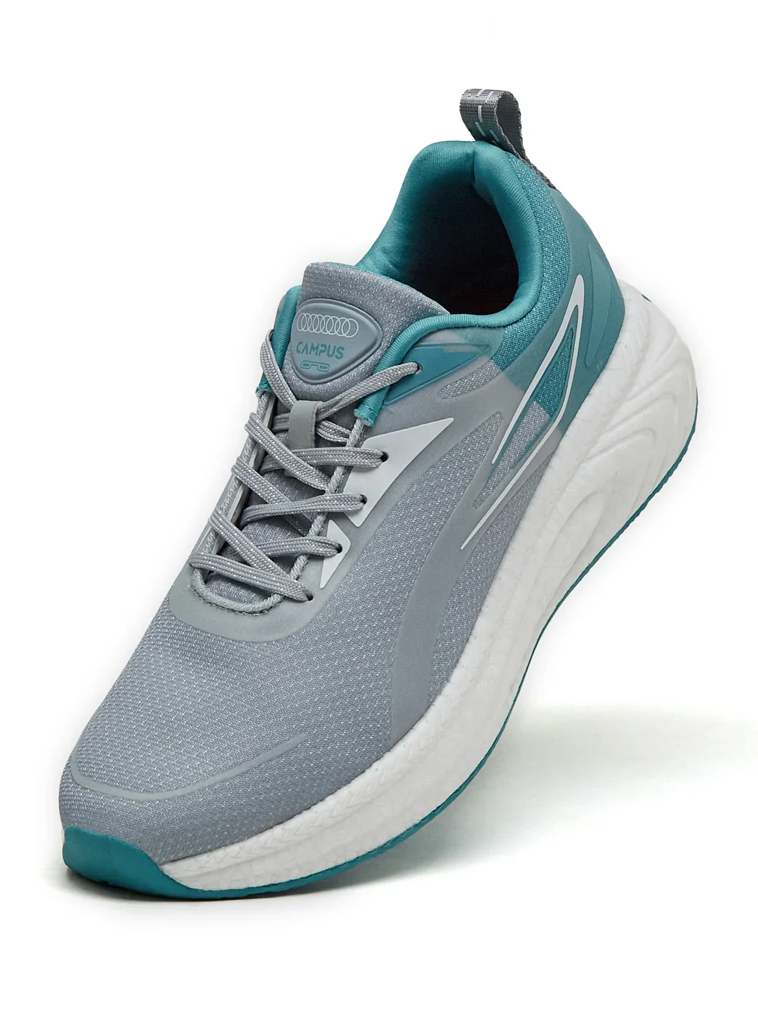 BOOSTWAVE Grey Men's Running Shoes - Image 3