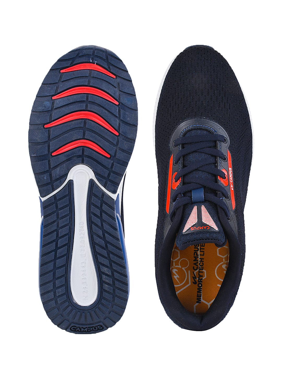 BOUNDARY Navy Men's Running Shoes - Image 4