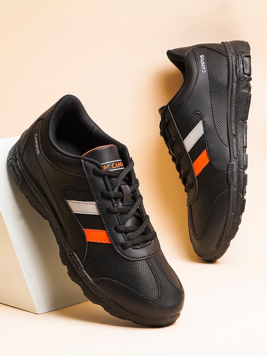 BP-726 Black Men's Sports Shoes - Image 5