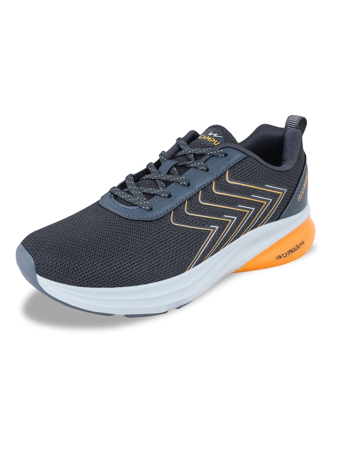 BRACE Grey Men's Sports Shoes - Image 4
