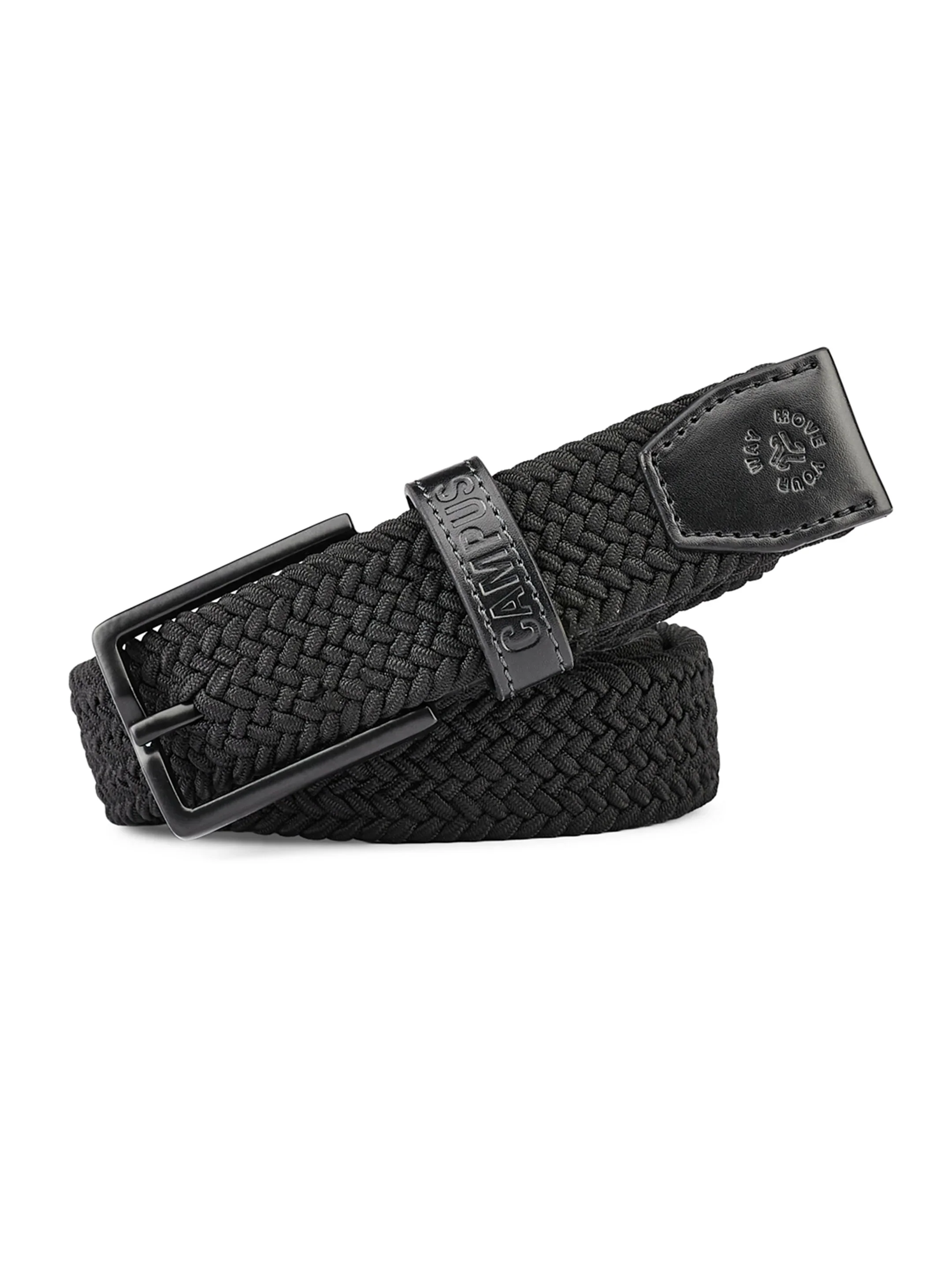 Braided  Black Unisex Belt - Image 4