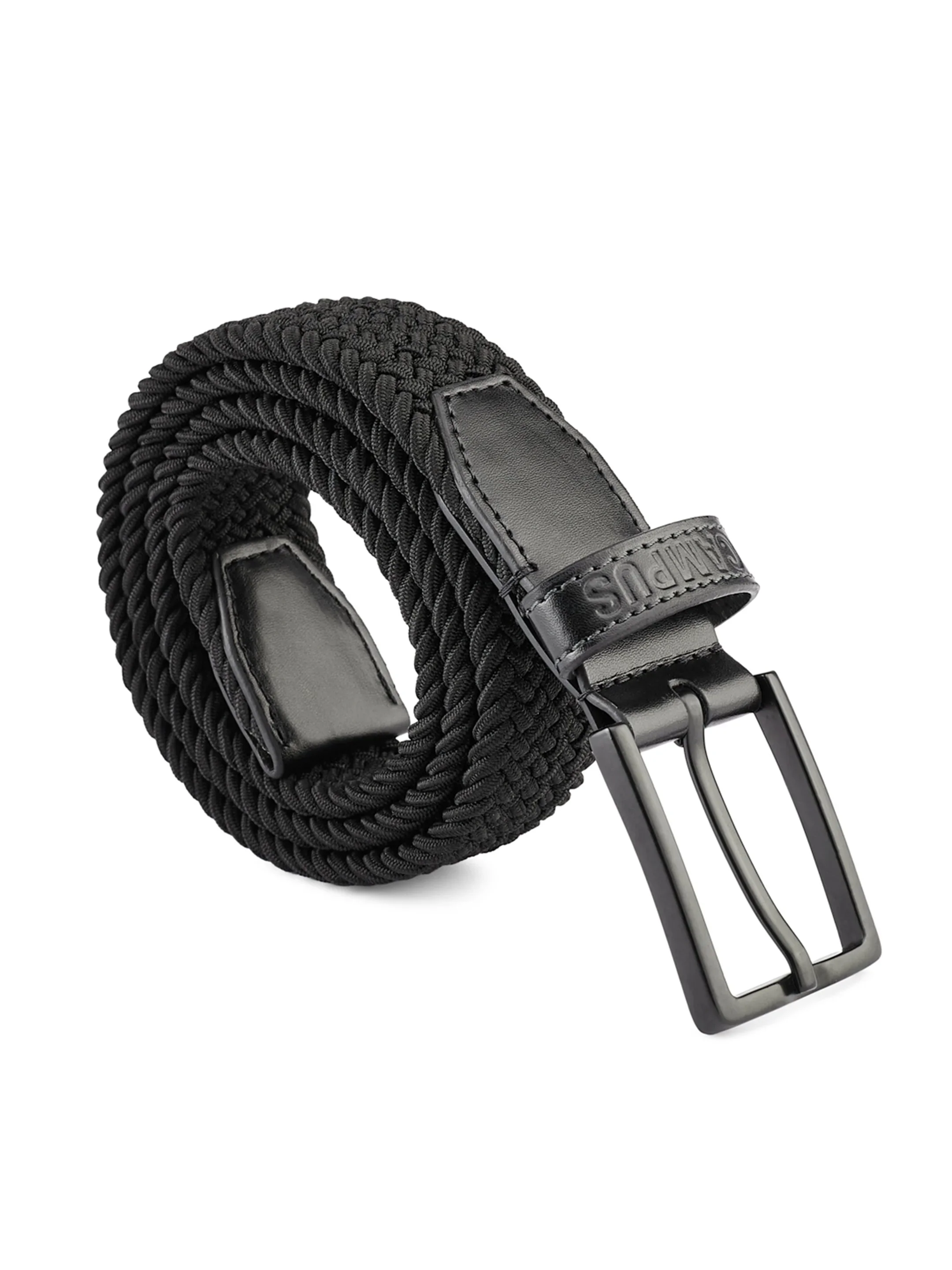 Braided  Black Unisex Belt - Image 6
