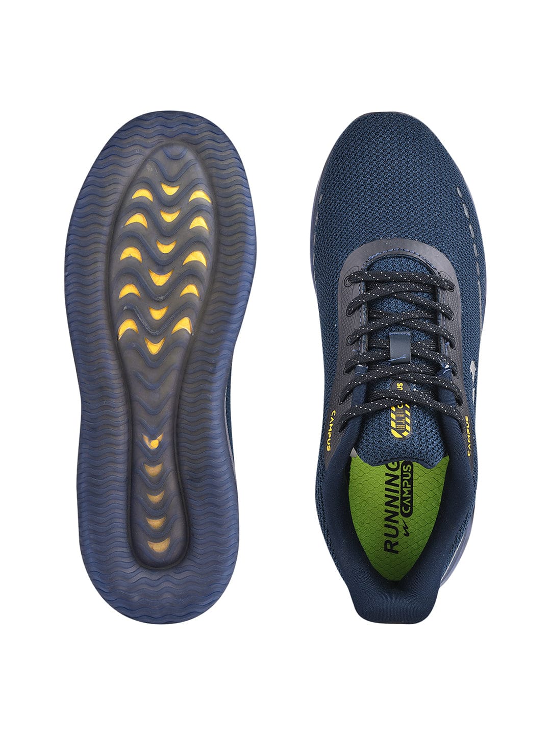 SENSOR Navy Men's Running Shoes - Image 4