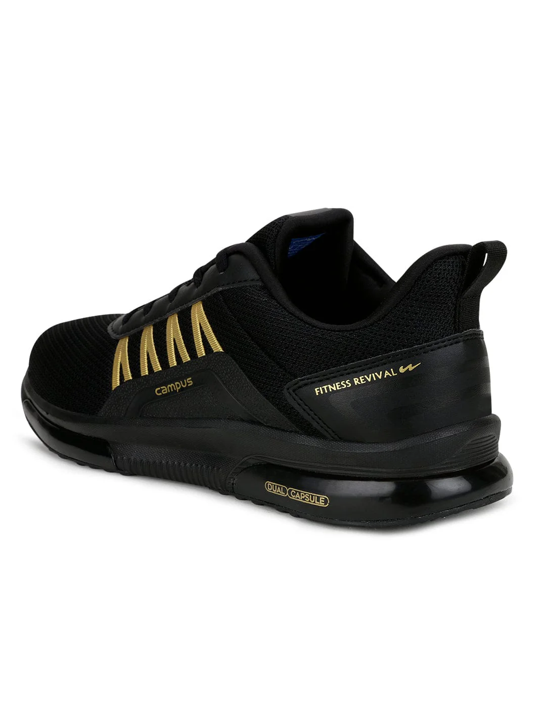 BRAZIL PRO Black Men's Running Shoes - Image 3