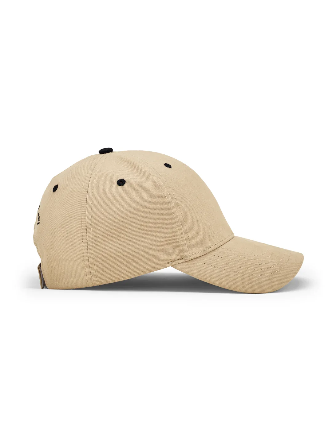 Brushed Cotton Twill Beige Unisex Cap - Image 6