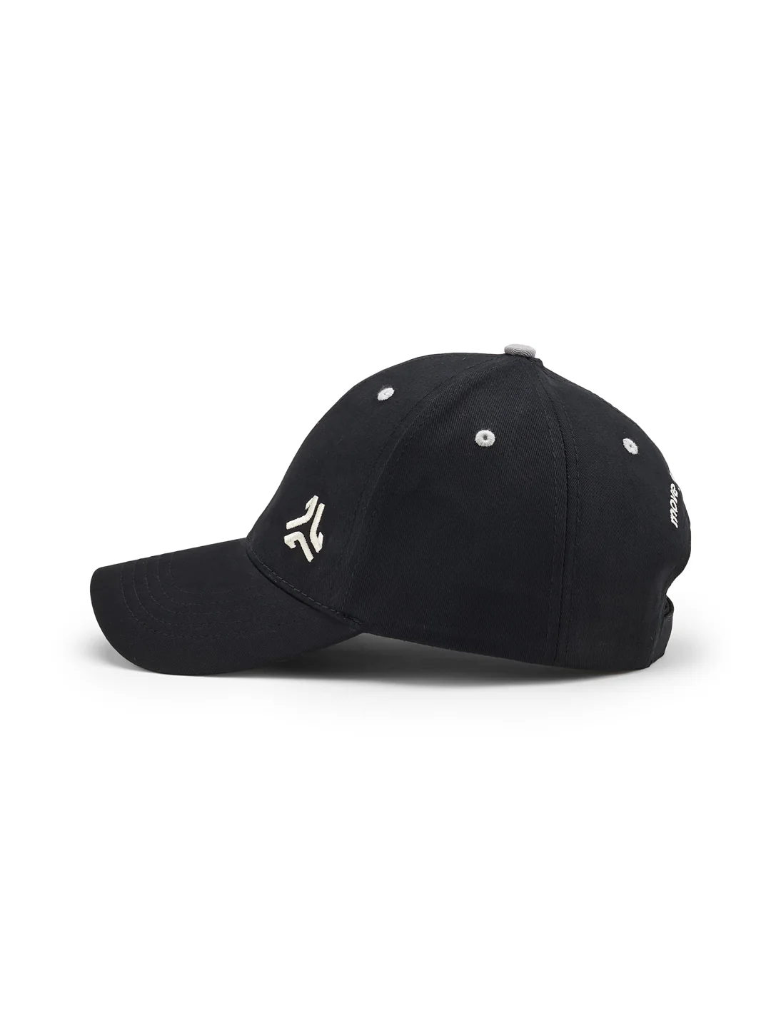 Brushed Cotton Twill Black Unisex Cap - Image 2
