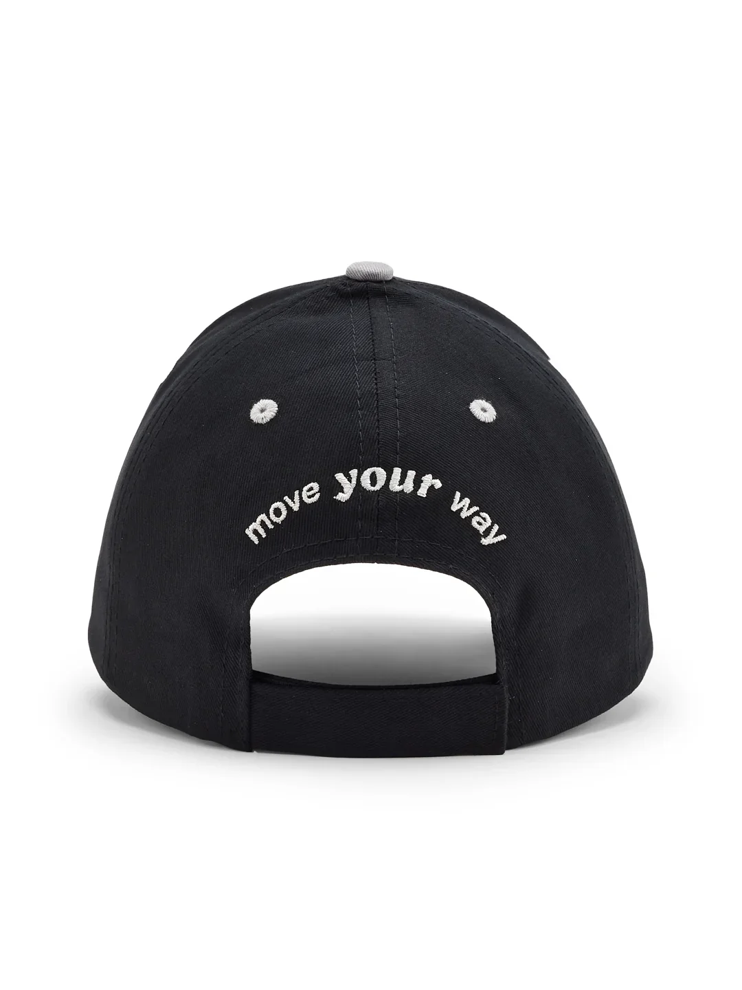 Brushed Cotton Twill Black Unisex Cap - Image 3