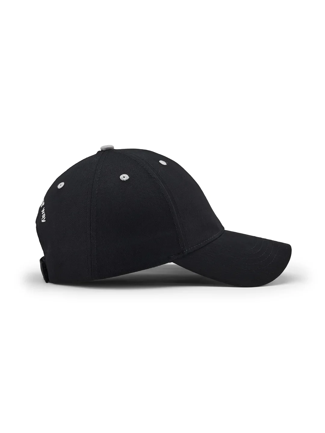 Brushed Cotton Twill Black Unisex Cap - Image 6