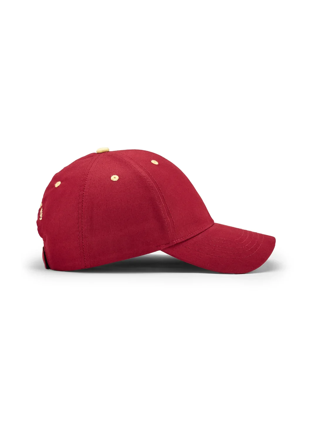 Brushed Cotton Twill Red Unisex Cap - Image 6