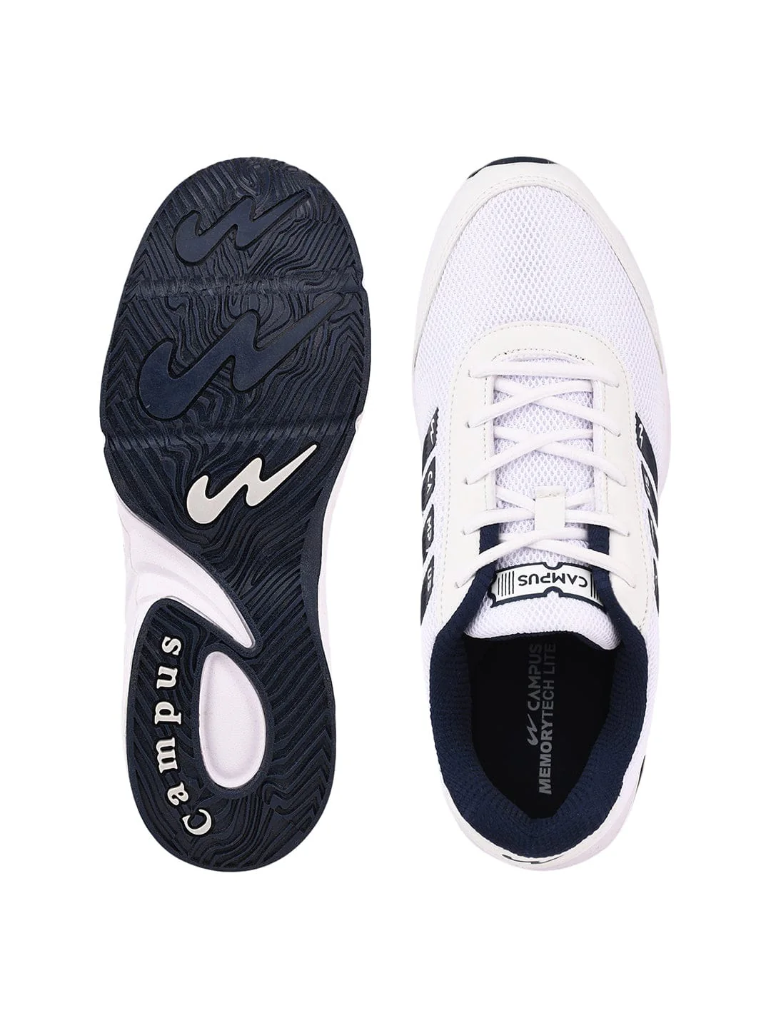 BULL Pro White Men's Running Shoes - Image 4