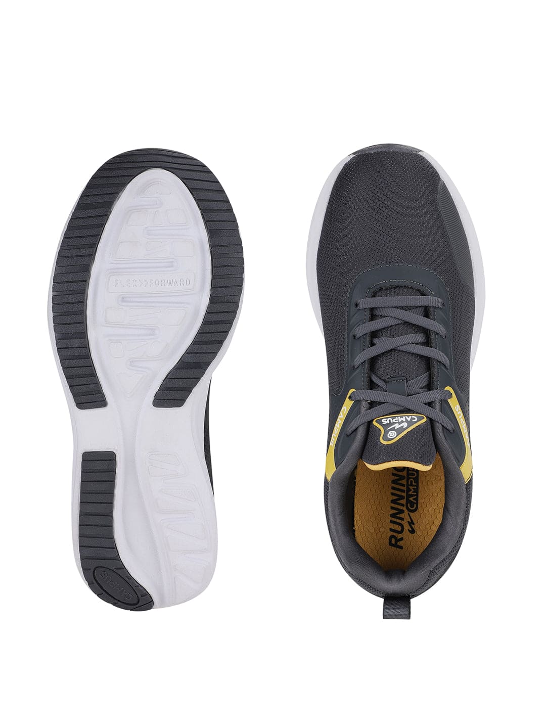 CALIX Grey Men's Sports Shoes - Image 5