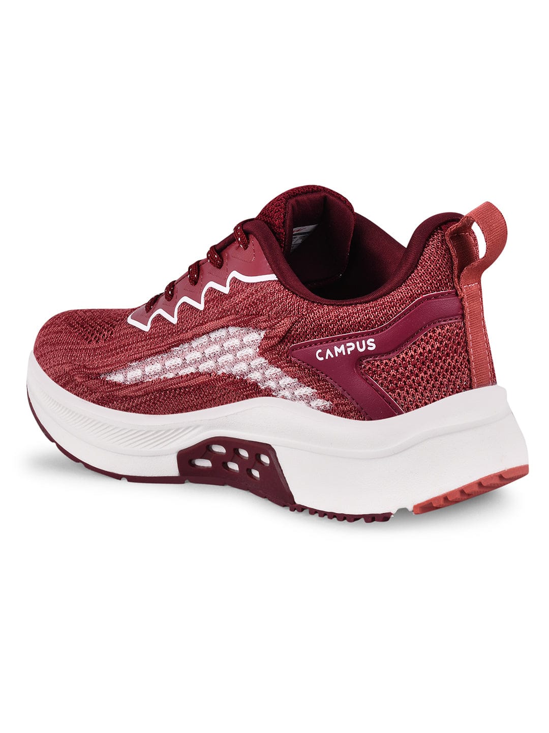 CAMP ALFRED Red Men's Running Shoes - Image 3