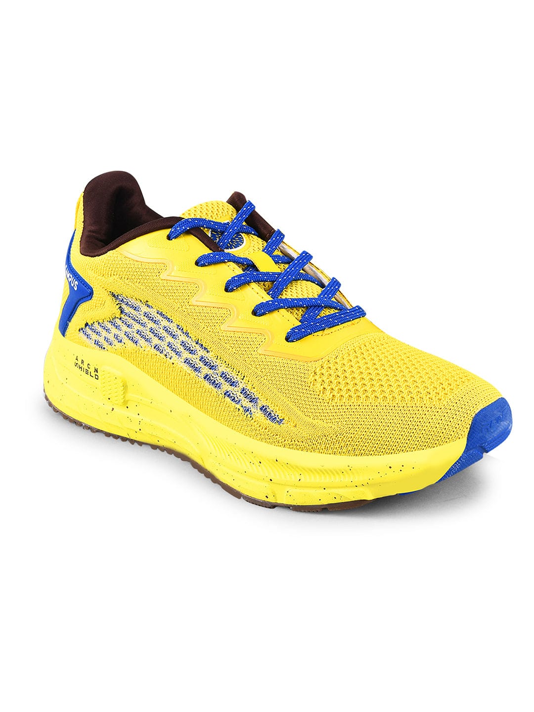 CAMP ALFRED Yellow Men's Running Shoes - Image 2