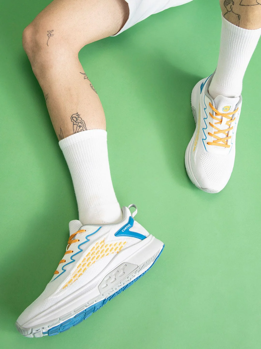 CAMP ALFRED White Men's Running Shoes - Image 4