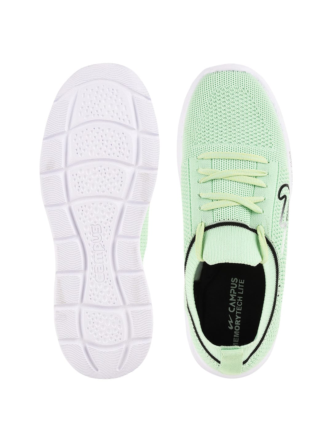 CAMP BENCY Green Women's Walking Shoes - Image 5