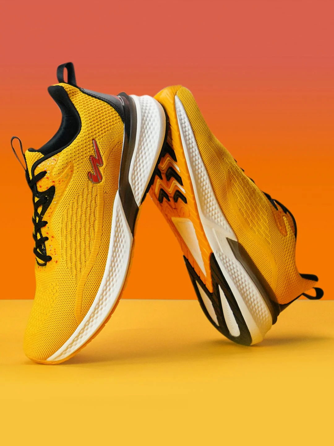 CAMP BONZAI Yellow Men's Running Shoes - Image 5