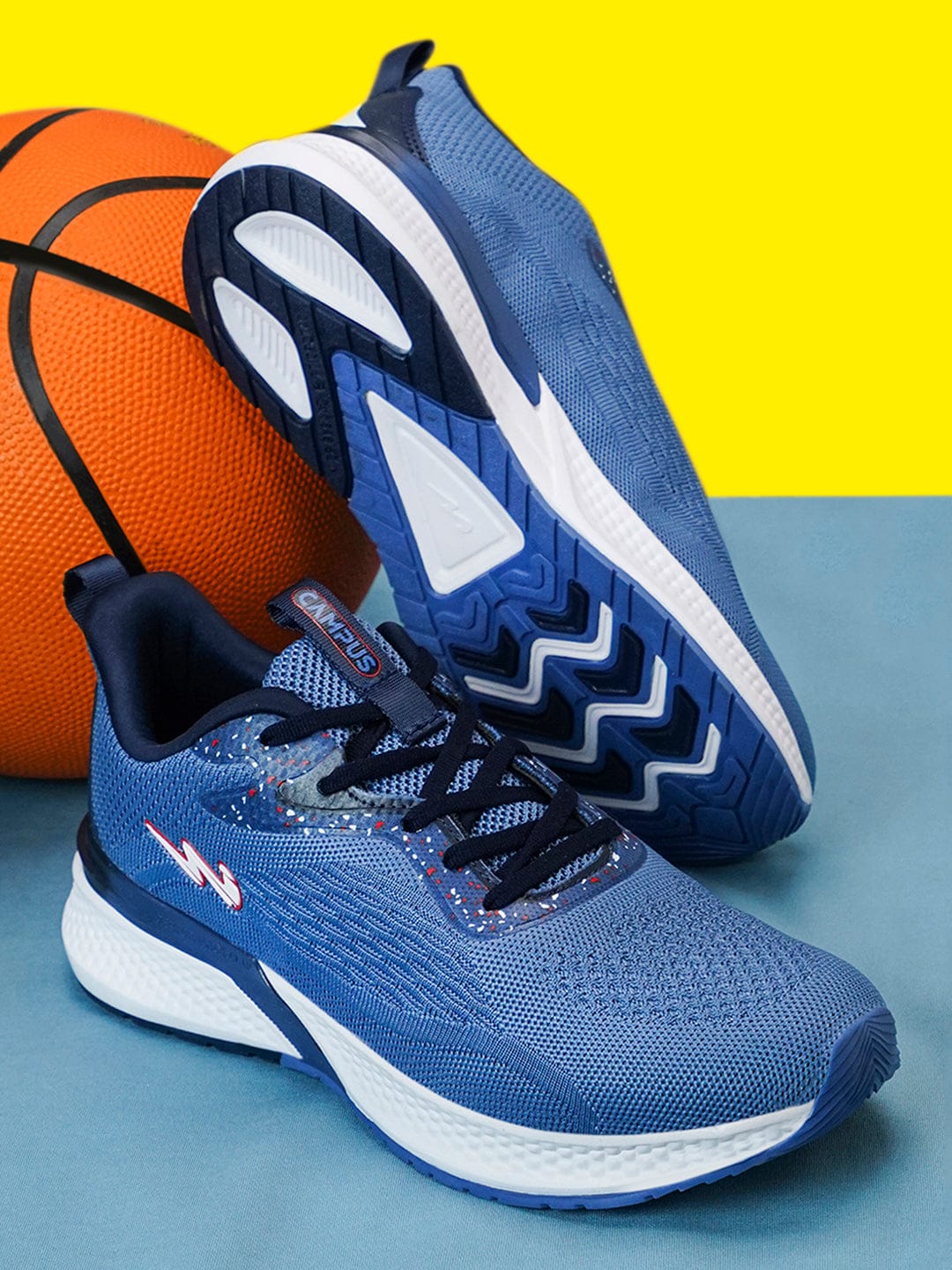 CAMP BONZAI Blue Men's Running Shoes - Image 5