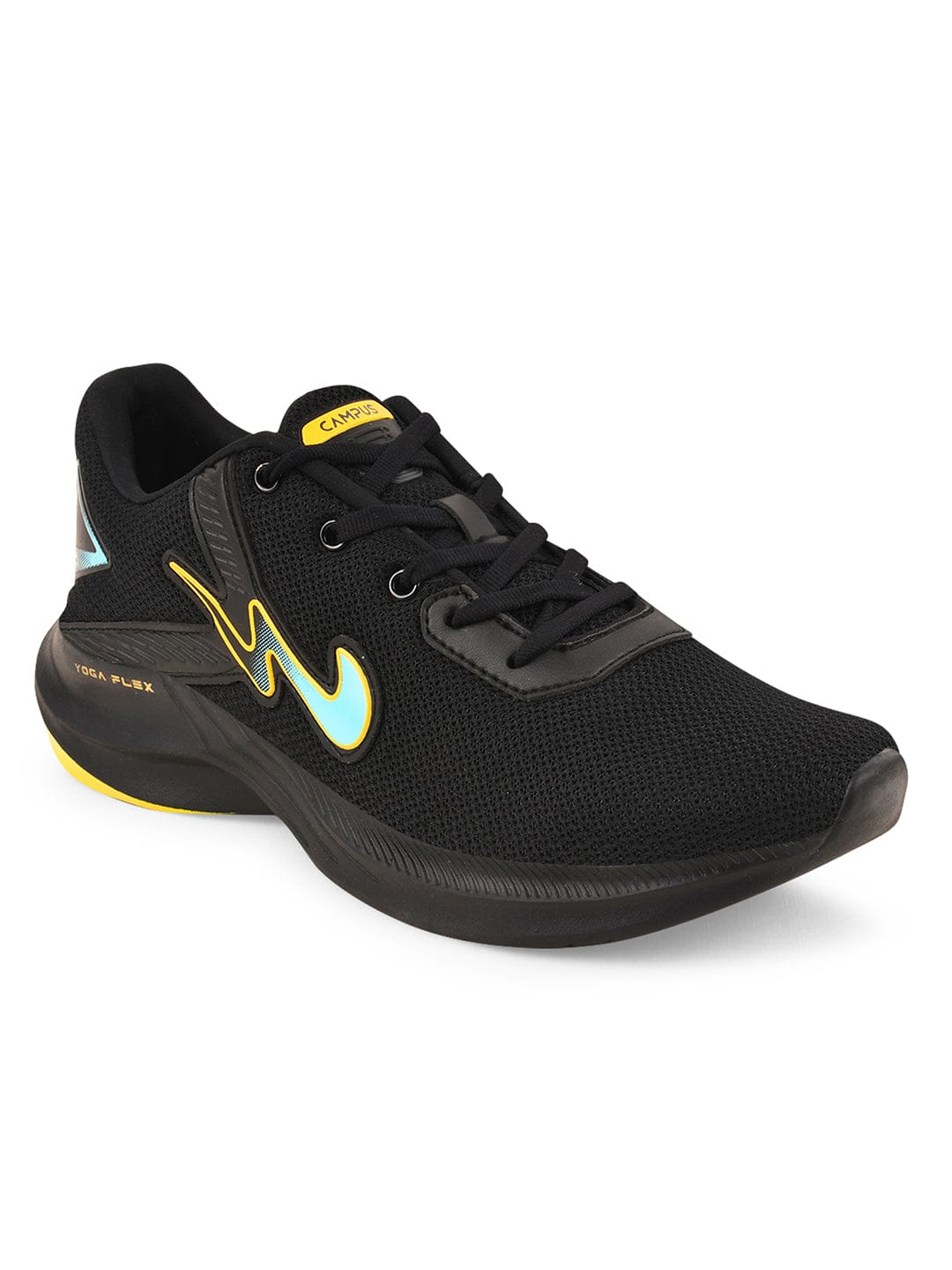 CAMP BOOSTER Black Men's Running Shoes - Image 2