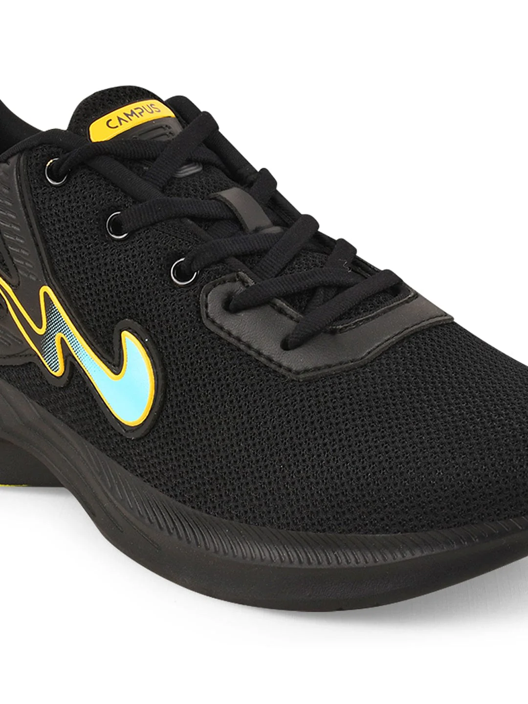 CAMP BOOSTER Black Men's Running Shoes - Image 5