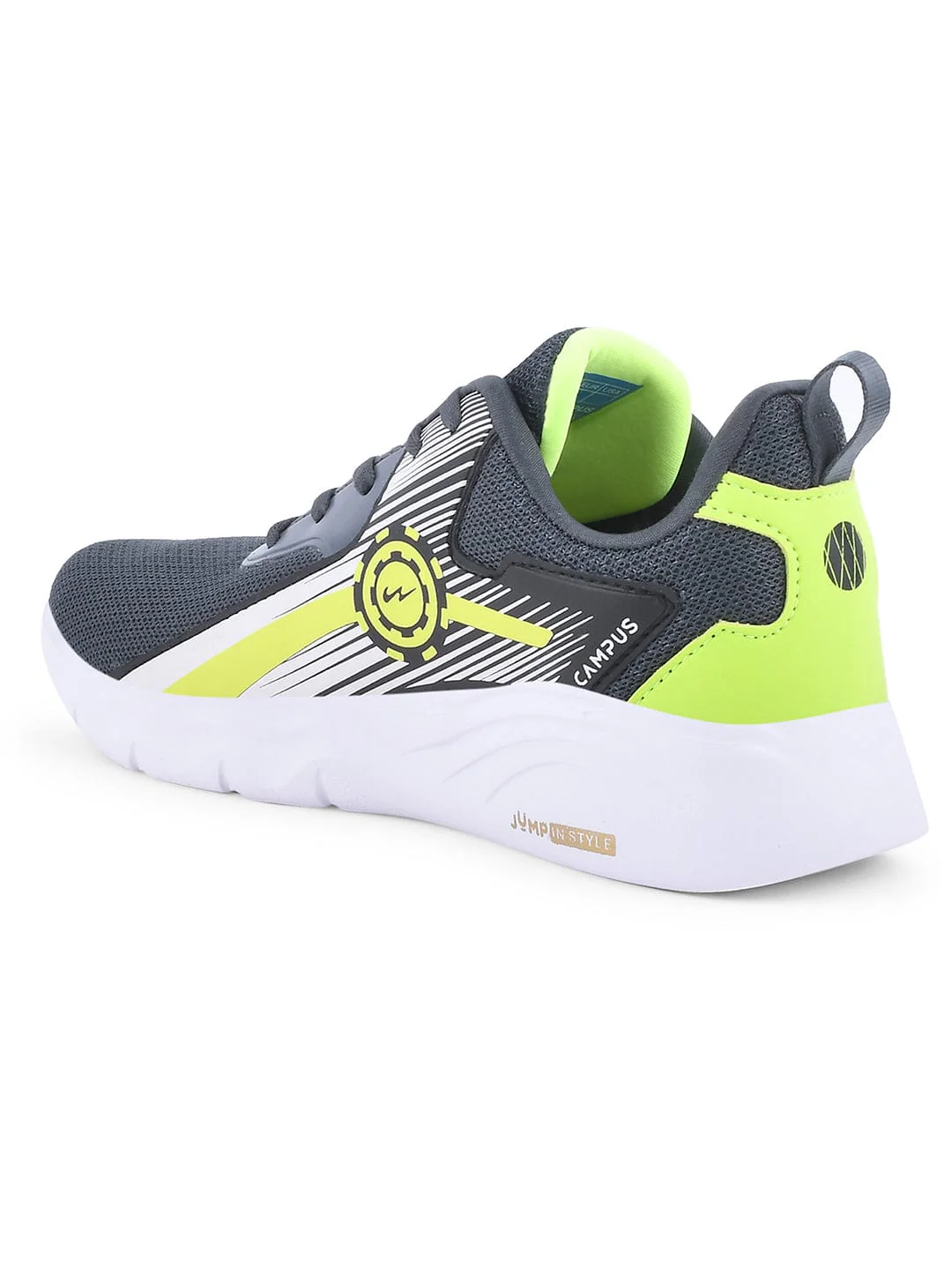 CAMP BRILL JR Grey Child Running Shoes - Image 3