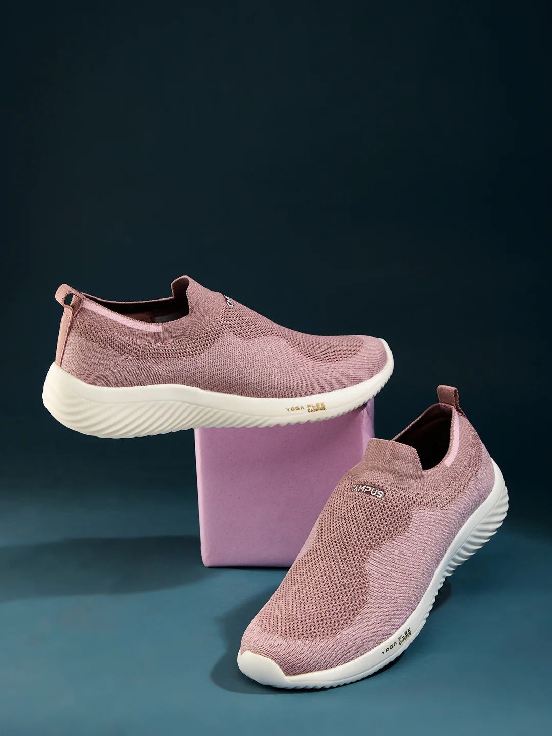 CAMP CALLIE Purple Women's Slip-ons