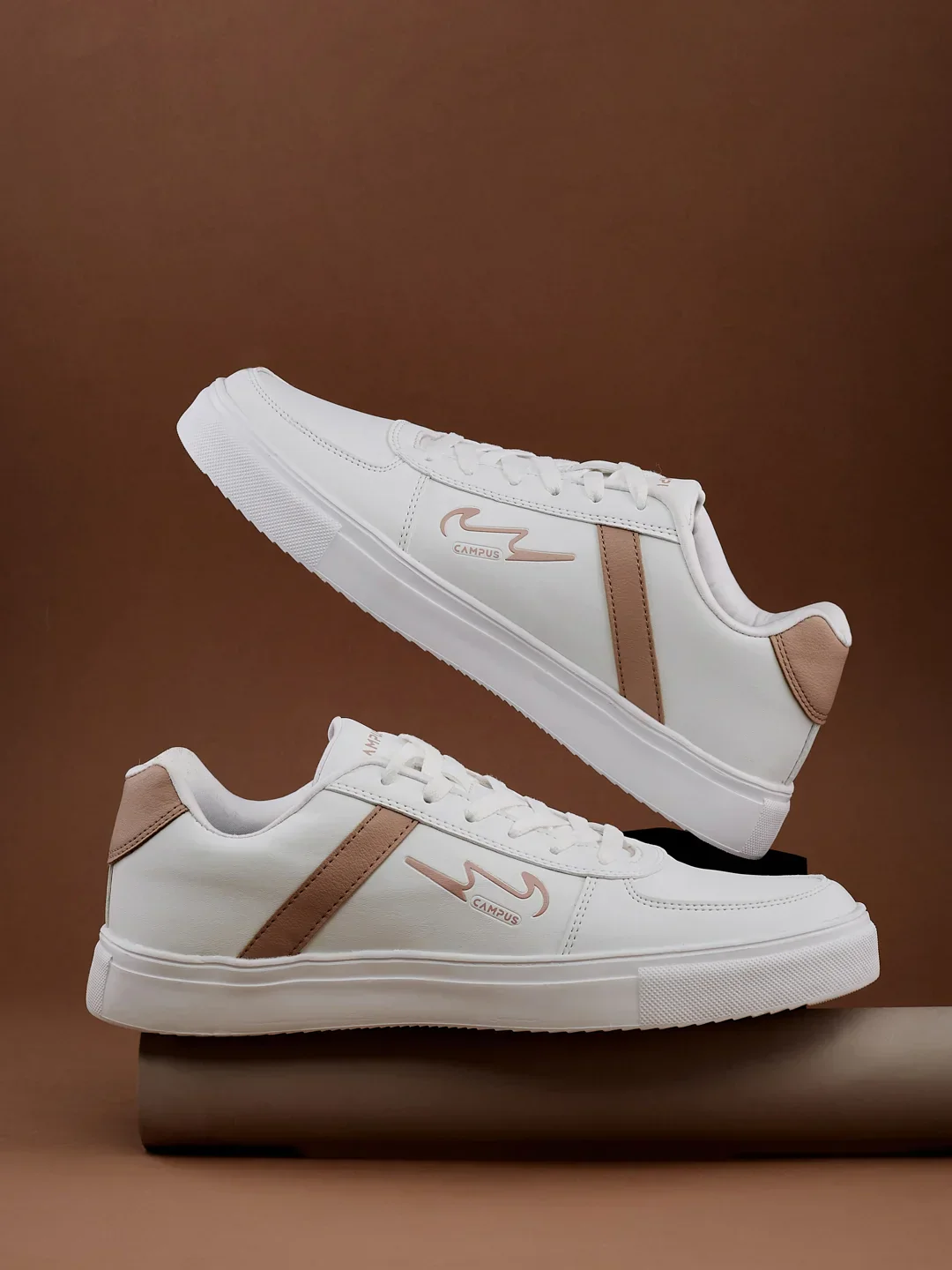 CAMP CLINT White Men's Sneakers - Image 6
