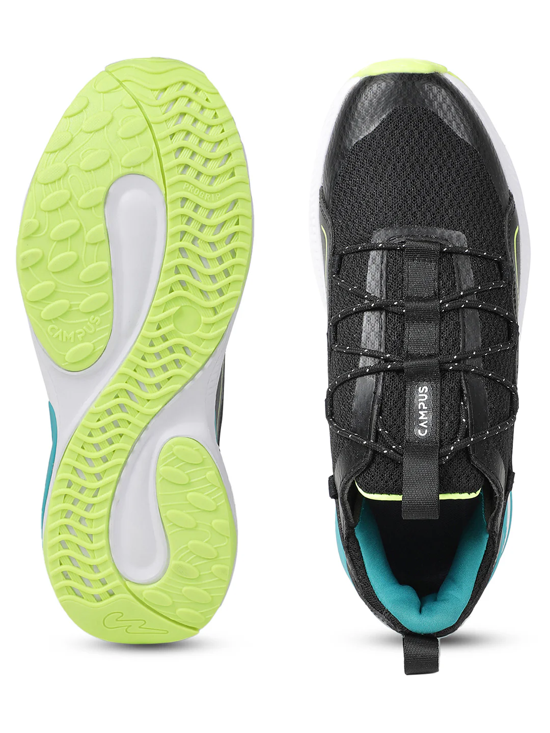 CAMP CYBORG Black Men's Running Shoes - Image 4