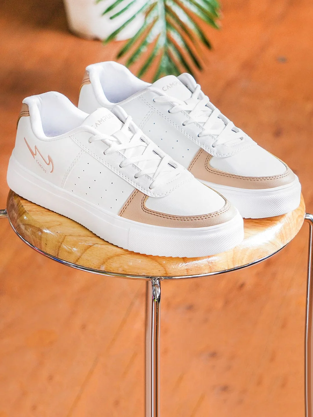 CAMP DENVER White Women's Sneakers - Image 5