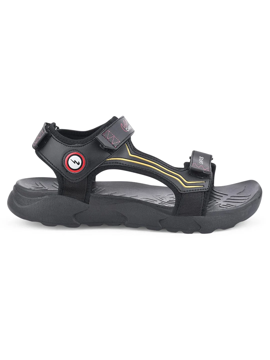 CAMP DRAG Black Men's Sandals