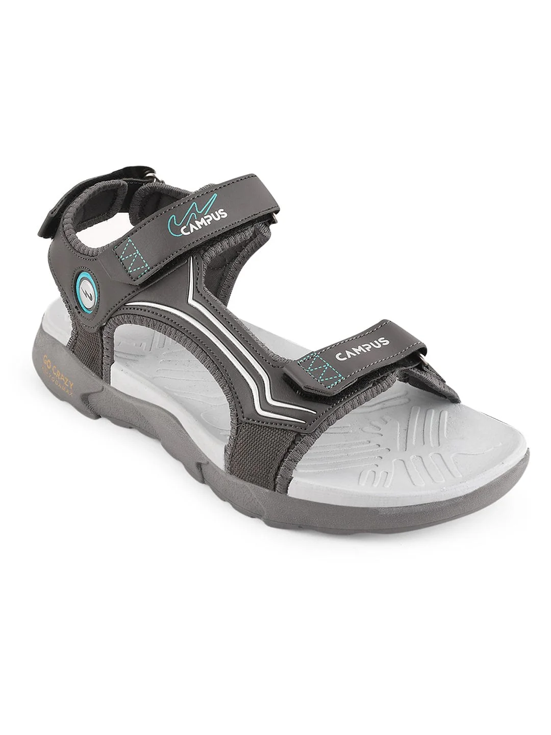 CAMP DRAG Grey Men's Sandals - Image 2
