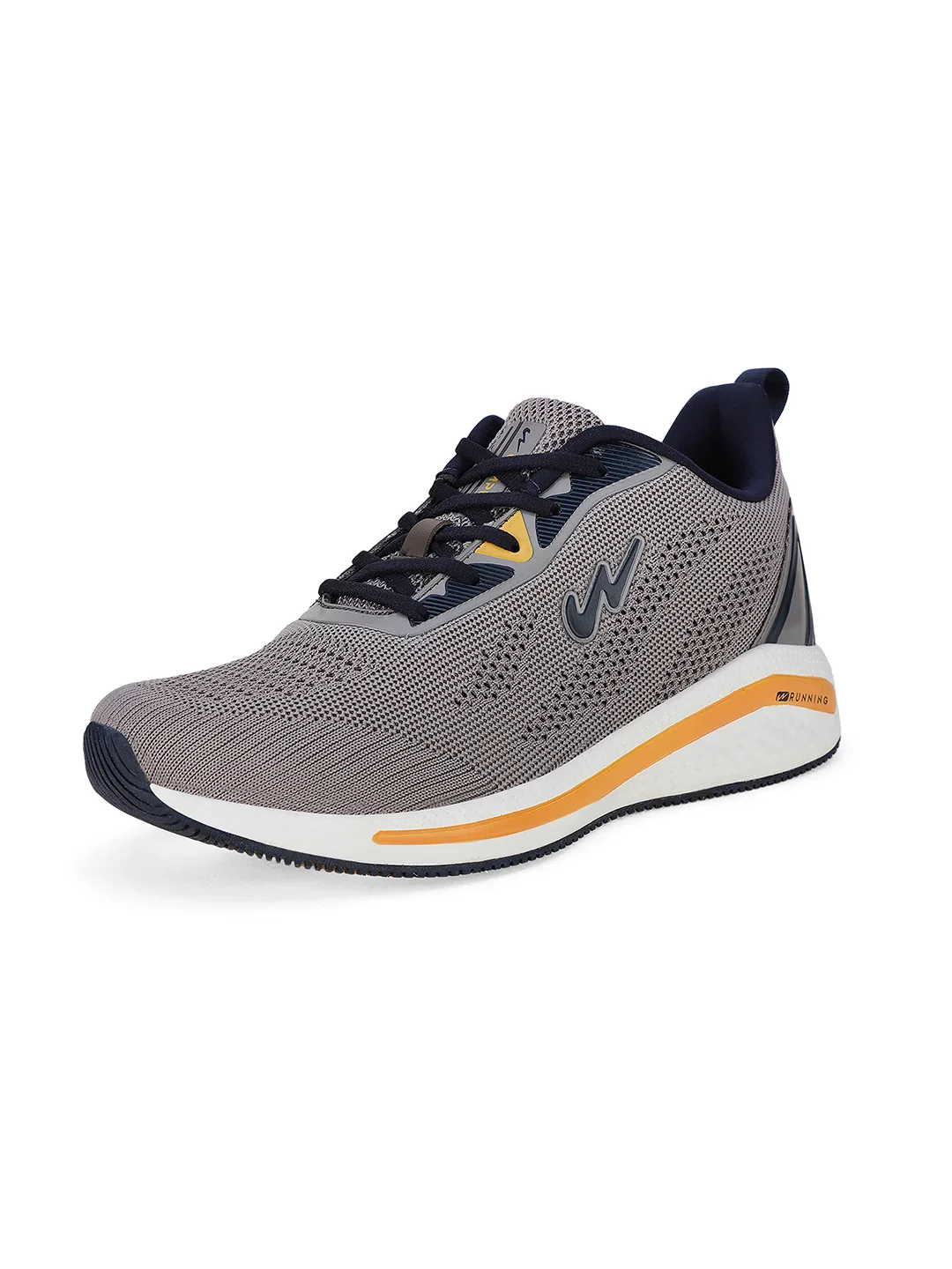 CAMP ERIK Grey Men's Running Shoes - Image 3