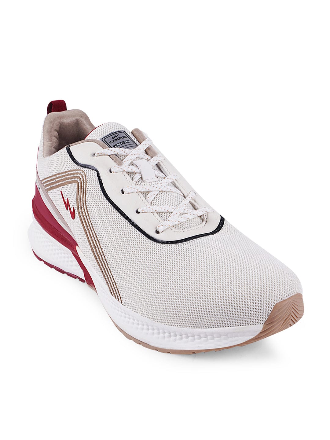 CAMP FAST White Men's Running Shoes - Image 2