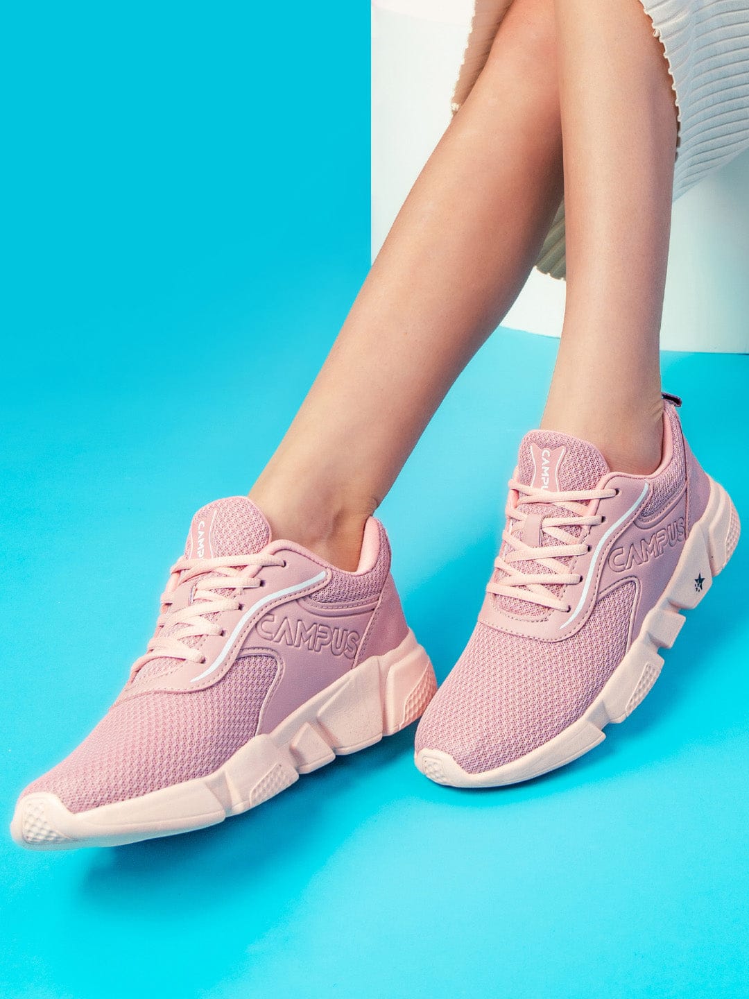 CAMP FLOR Peach Women's Sneakers - Image 5