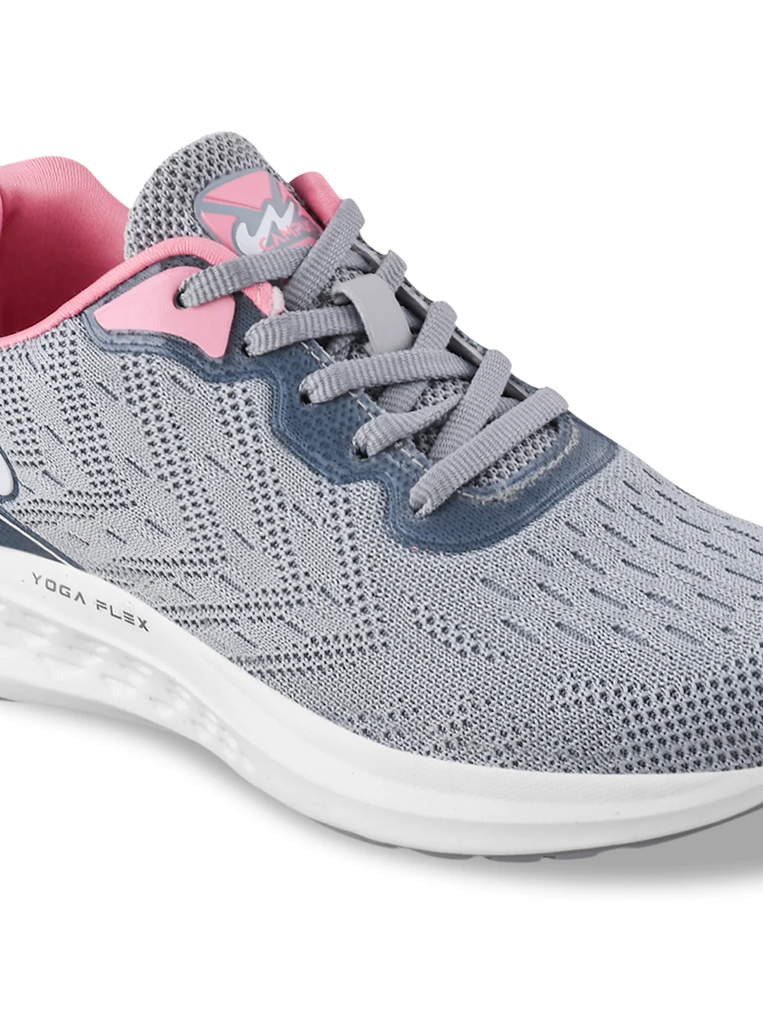 CAMP GABBIE Grey Women's Running Shoes - Image 4