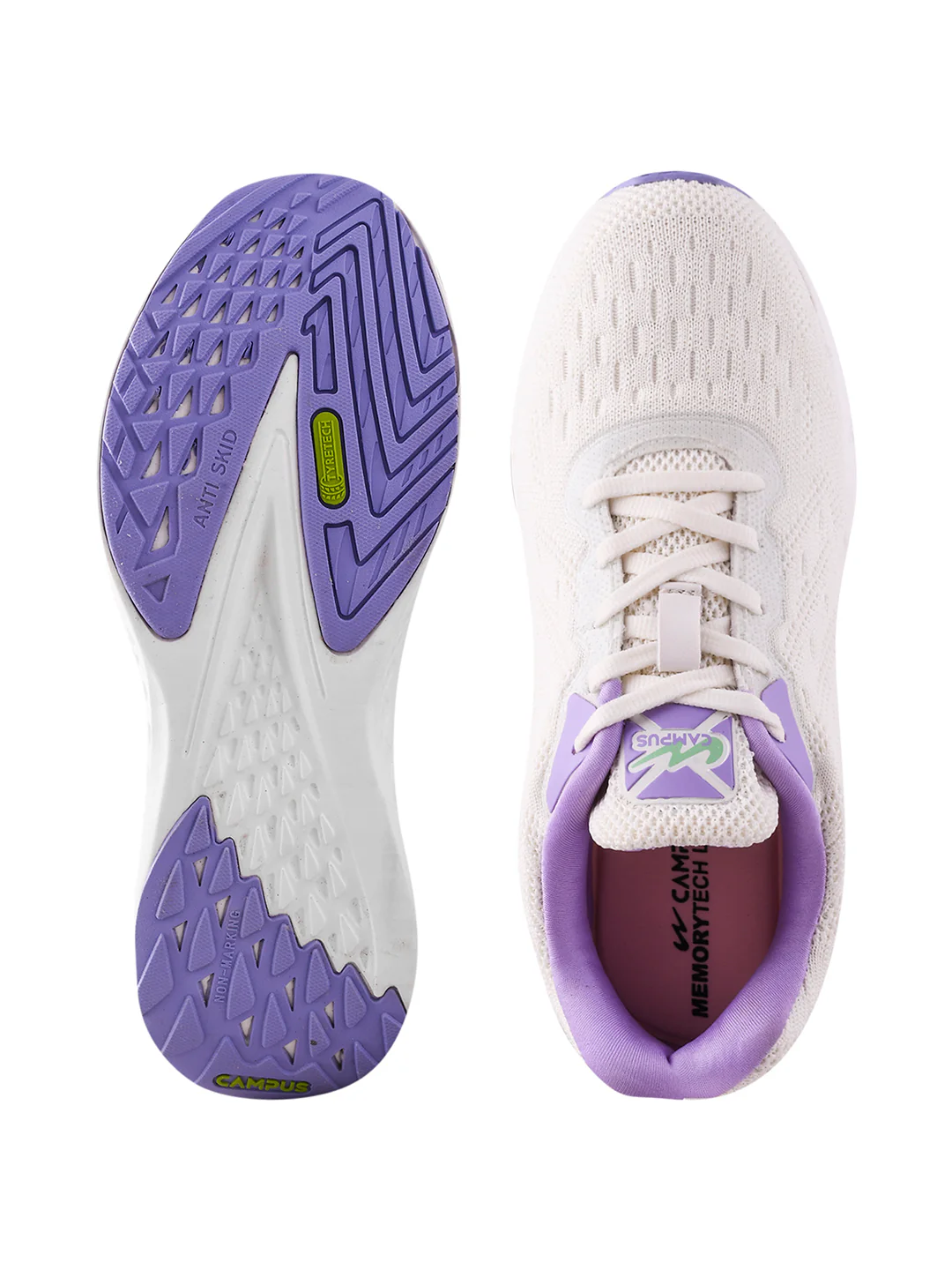 CAMP GABBIE White Women's Running Shoes - Image 5