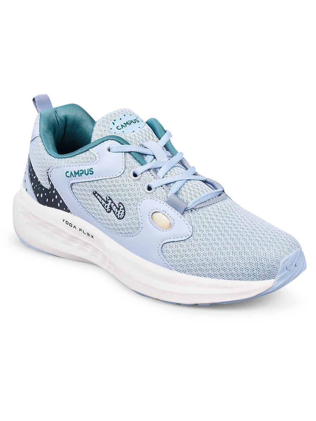 CAMP-GLITTER Blue Women's Sneakers - Image 2