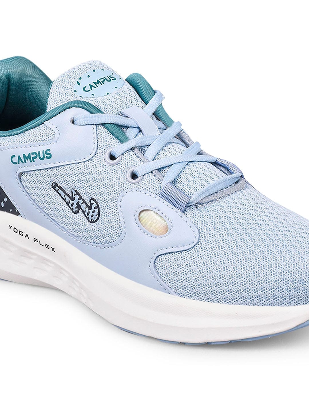 CAMP-GLITTER Blue Women's Sneakers - Image 4
